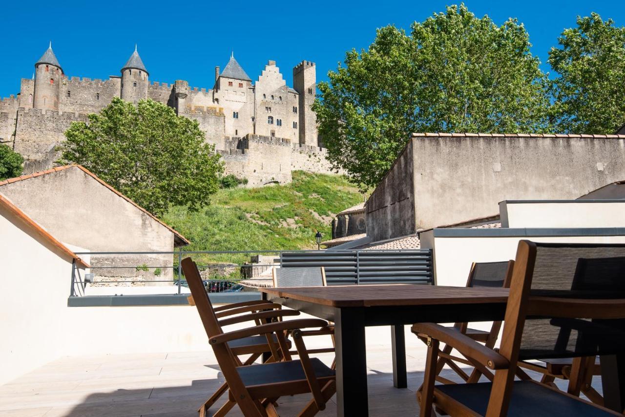 La Terrasse De La Tour Pinte. Appartement Carcassonne Buitenkant foto